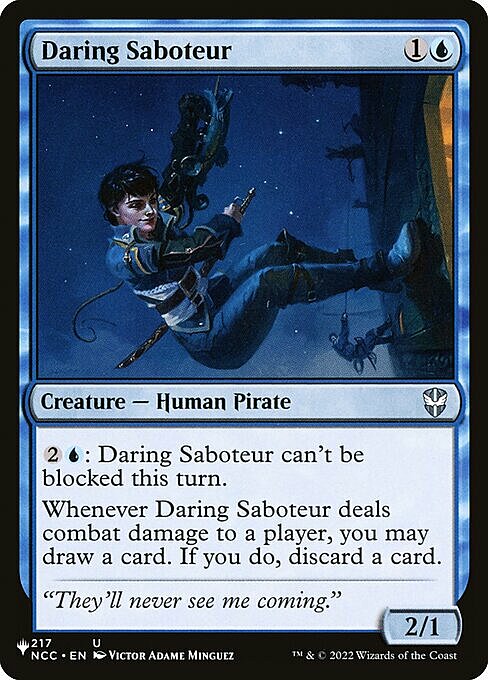 Daring Saboteur Card Front