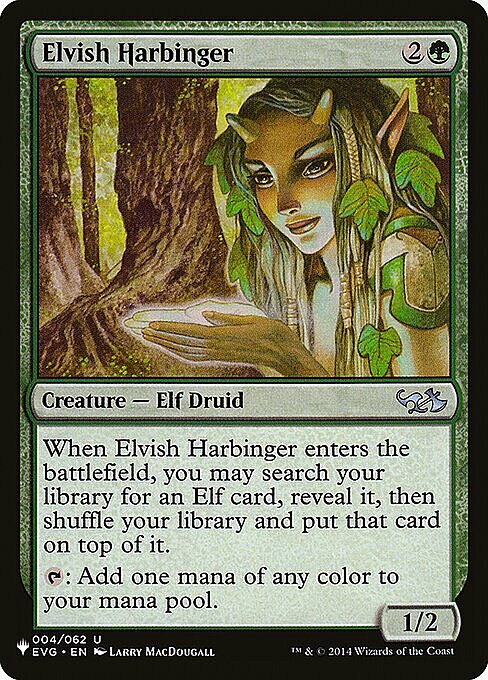 Elvish Harbinger Card Front