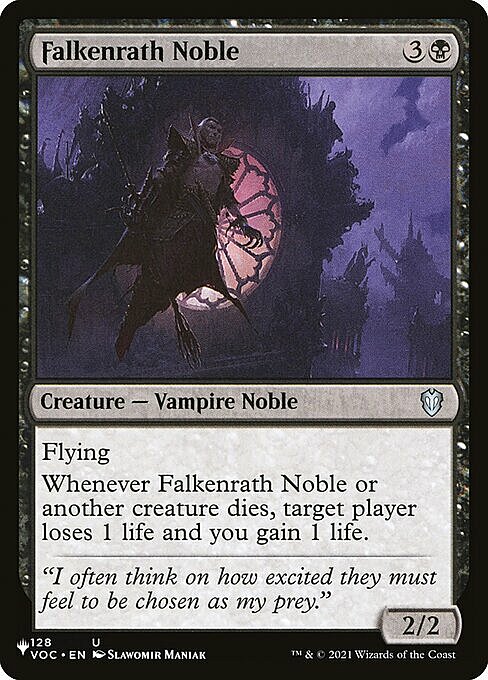 Falkenrath Noble Card Front