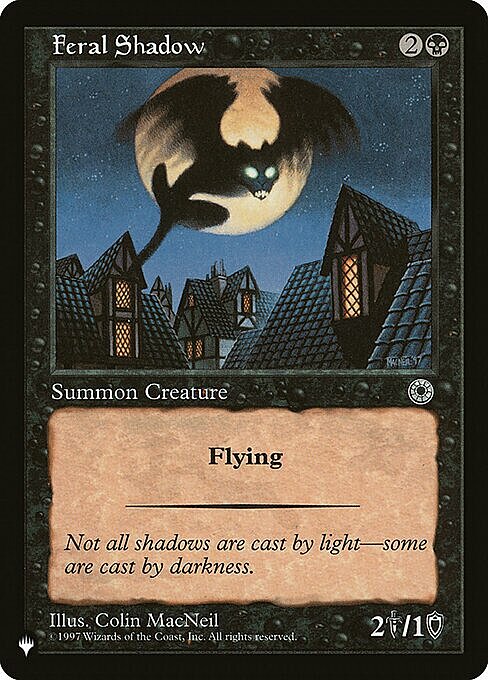 Feral Shadow Card Front