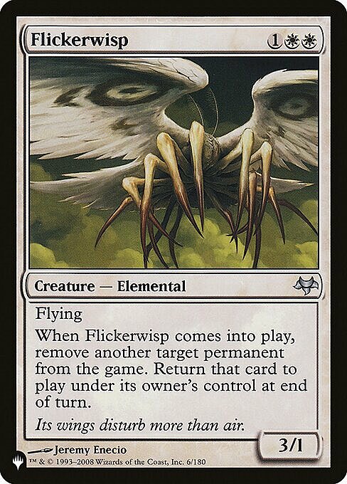 Flickerwisp Card Front