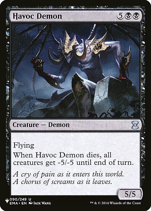 Havoc Demon Card Front