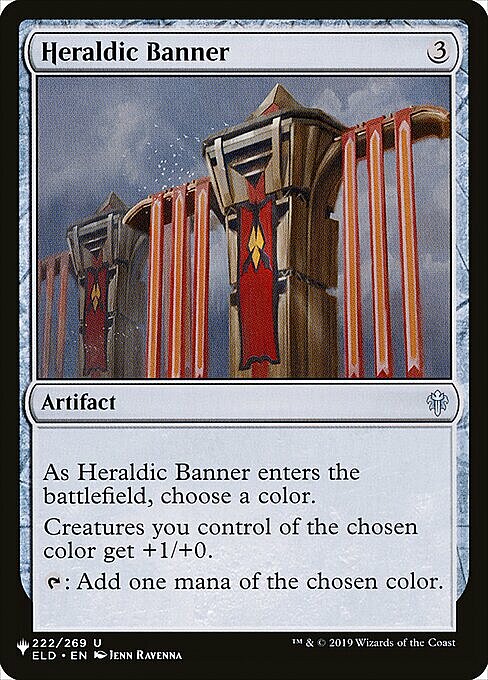 Heraldic Banner Card Front