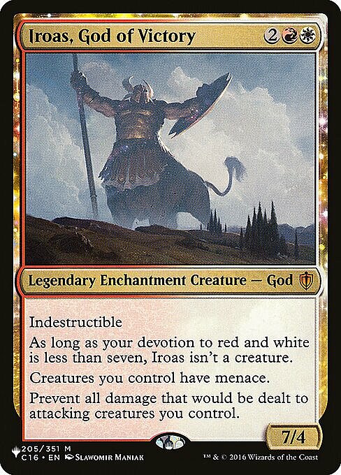 Iroas, God of Victory Card Front