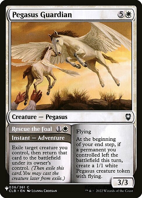 Pegasus Guardian // Rescue the Foal Card Front