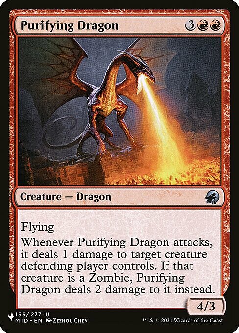 Purifying Dragon Card Front