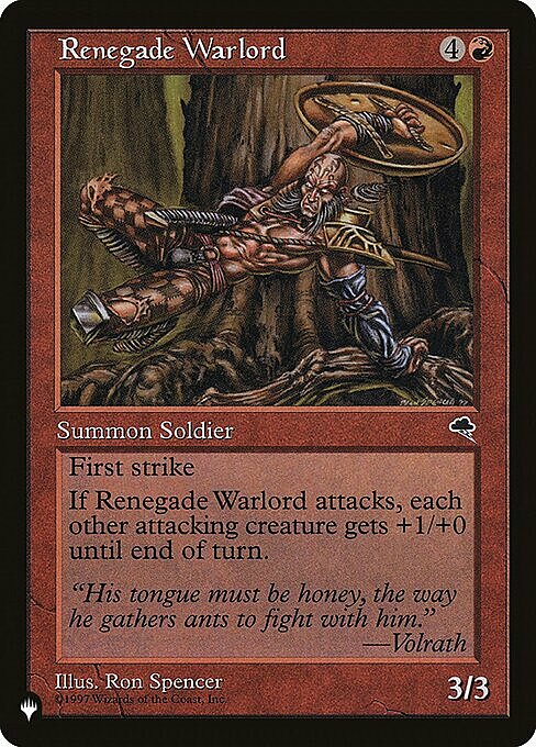 Renegade Warlord Card Front