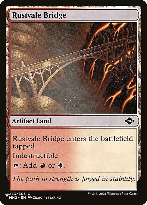 Rustvale Bridge Card Front