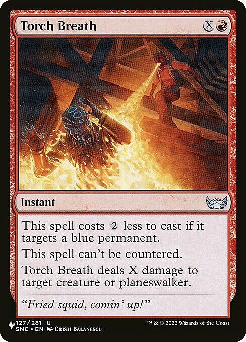 Torch Breath Card Front