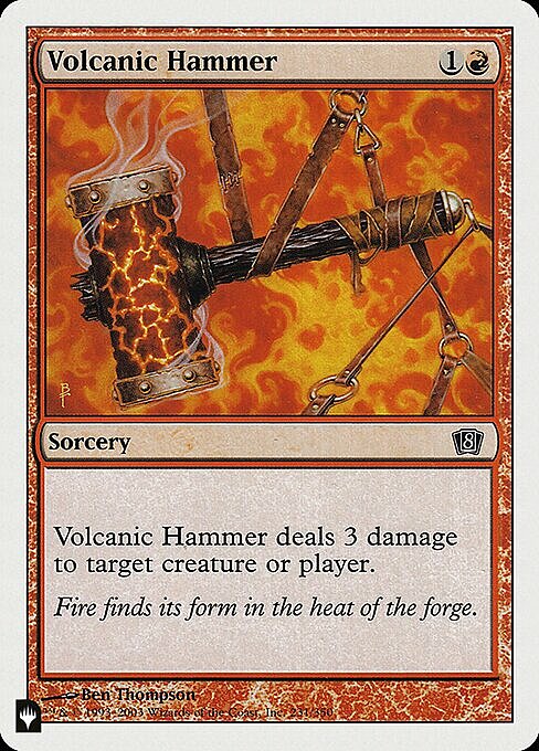 Volcanic Hammer Card Front