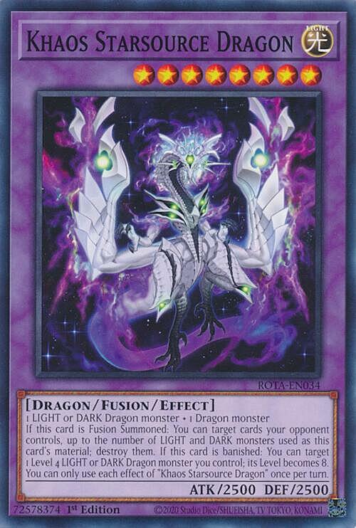 Khaos Starsource Dragon Card Front