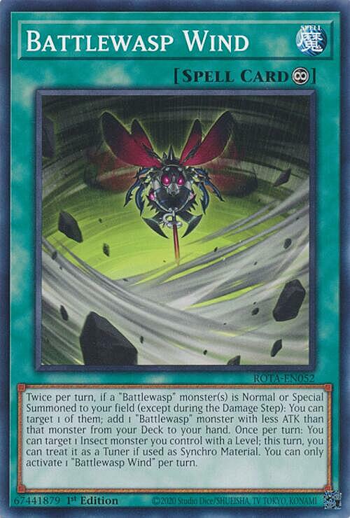 Battlewasp Wind Card Front