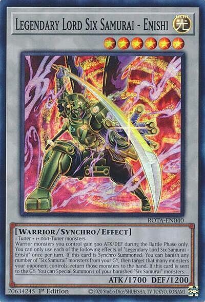 Legendary Lord Six Samurai - Enishi Card Front