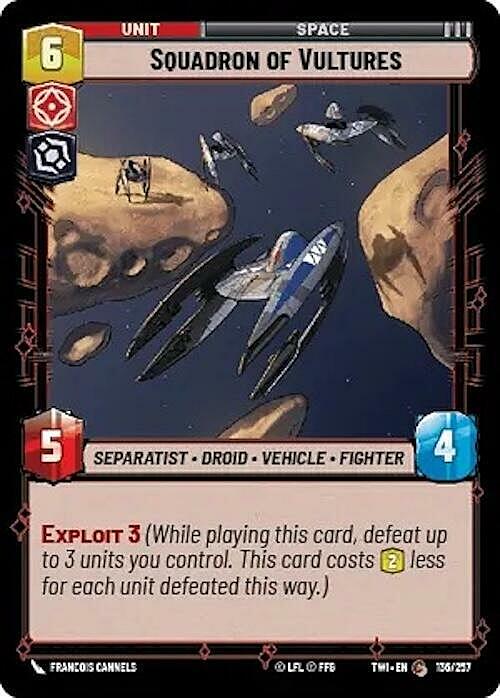 Squadron of Vultures Card Front