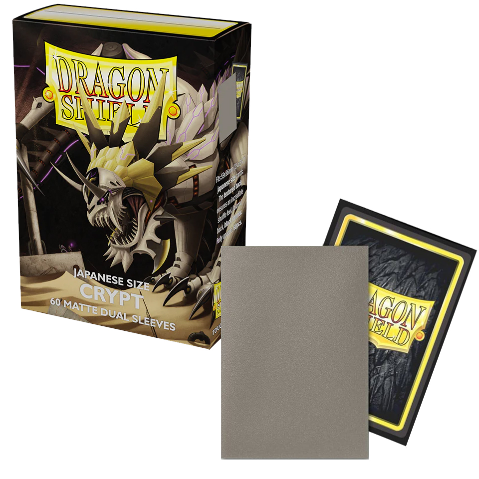 60 Small Dragon Shield Sleeves - Matte Dual Crypt