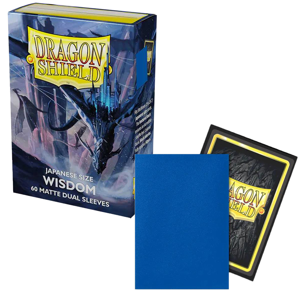 60 Small Dragon Shield Sleeves - Matte Dual Wisdom