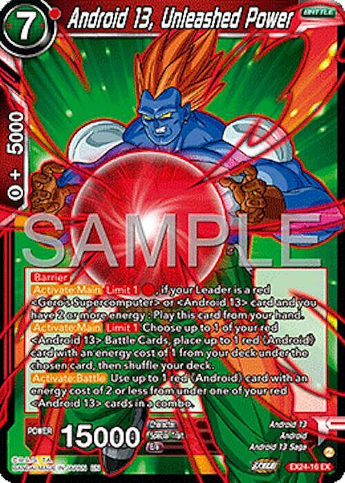 Android 13, Unleashed Power Card Front