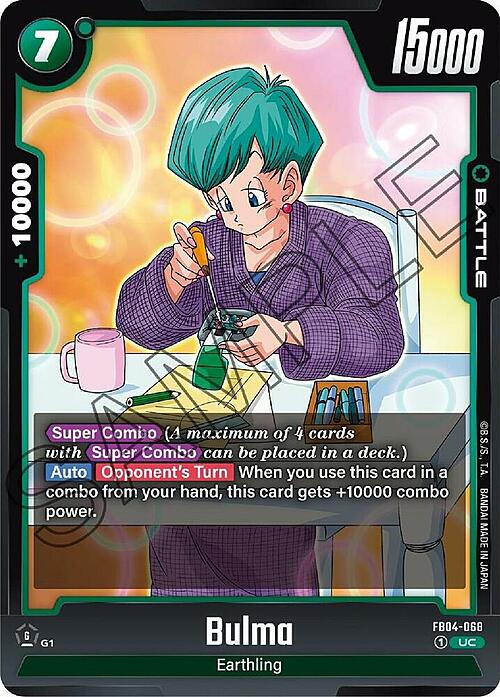 Bulma Card Front