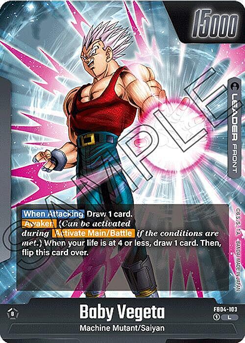 Baby Vegeta // Super Baby 2 Card Front