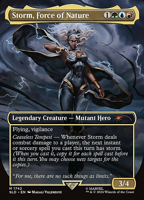 Storm, Force of Nature Card Front