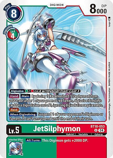 JetSilphymon Card Front