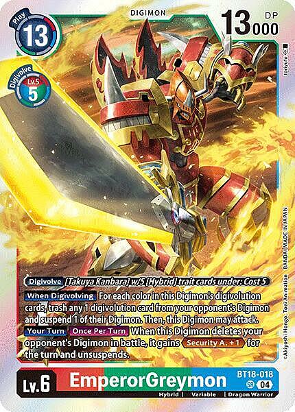 EmperorGreymon Card Front