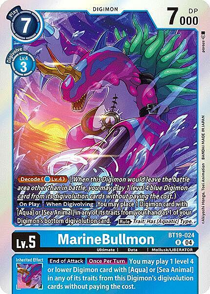 MarineBullmon Card Front