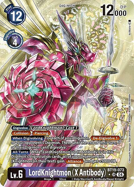 LordKnightmon (X Antibody) Card Front