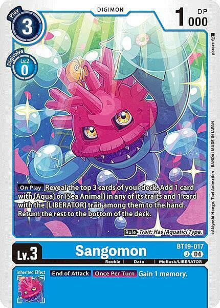 Sangomon Card Front