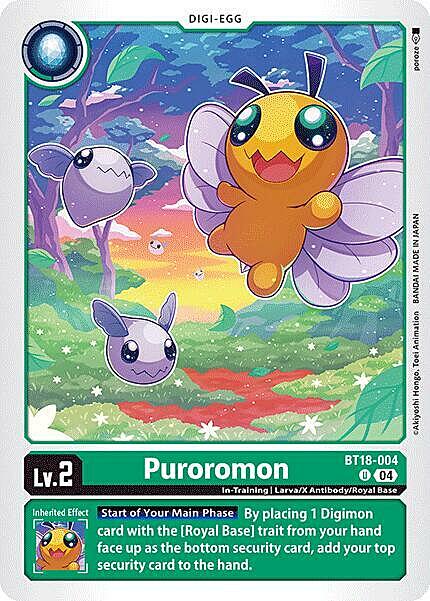 Puroromon Card Front