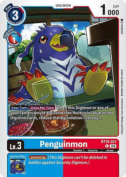 Penguinmon Card Front