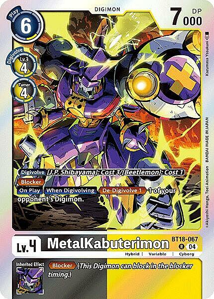 MetalKabuterimon Card Front