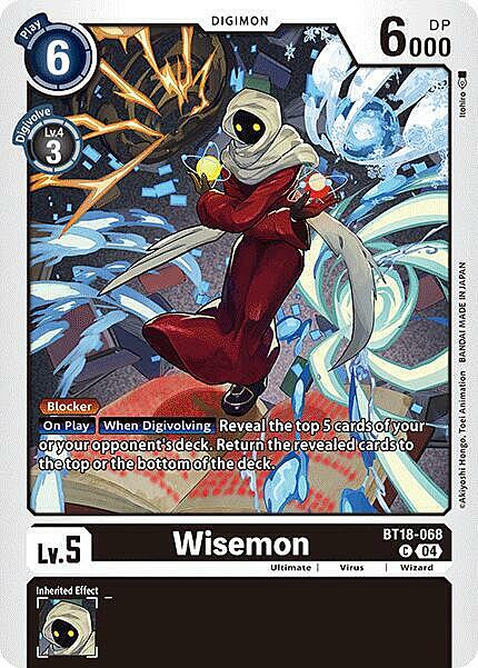 Wisemon Card Front