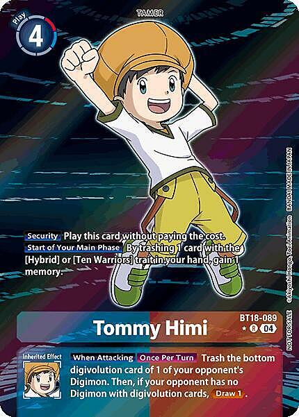 Tommy Himi Card Front