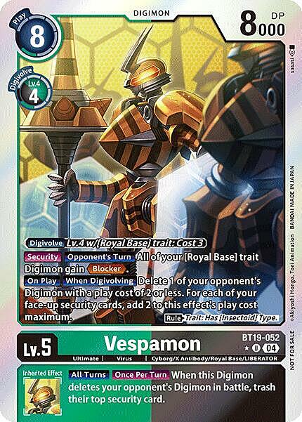 Vespamon Card Front