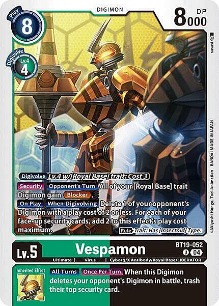 Vespamon Card Front