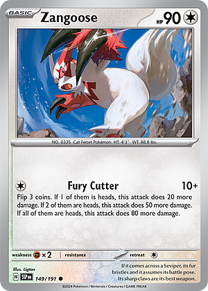 Zangoose Card Front