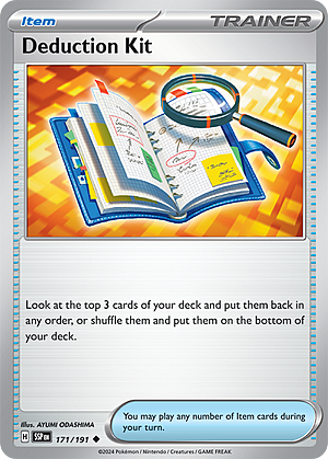 Deduction Kit Card Front