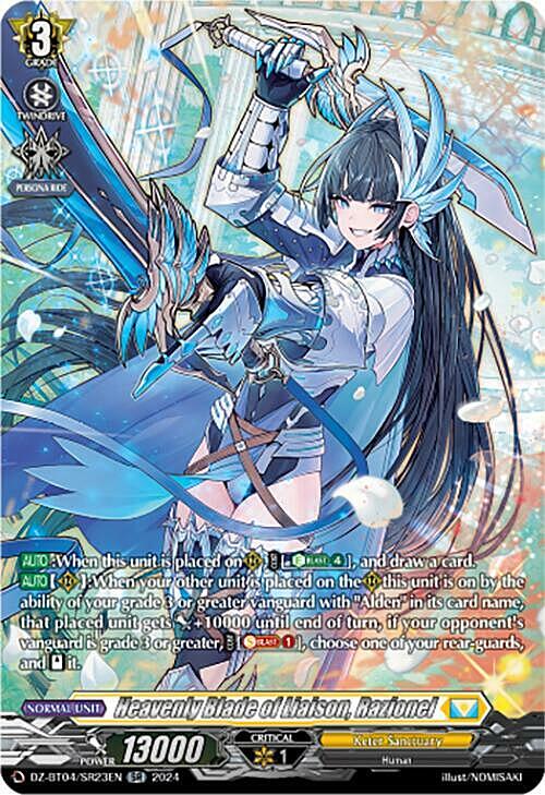 Heavenly Blade of Liaison, Razionel Card Front