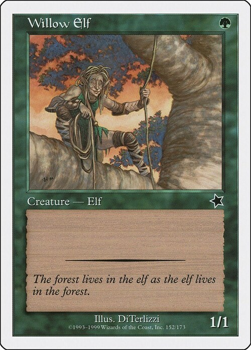 Willow Elf Card Front