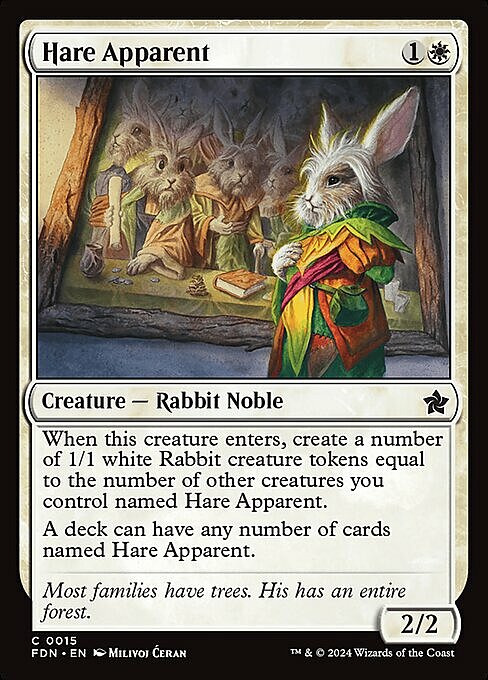 Hare Apparent Card Front