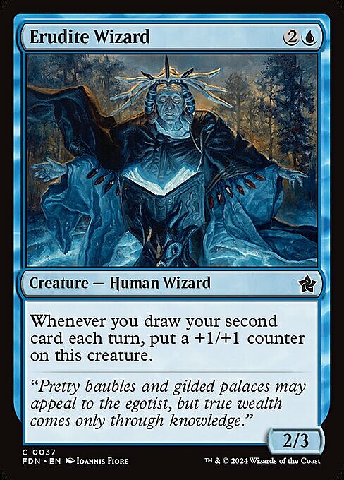 Erudite Wizard Card Front