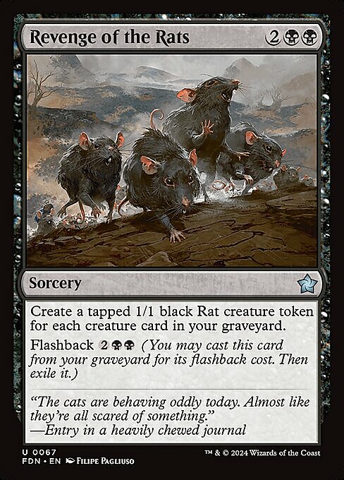 Revenge of the Rats Card Front