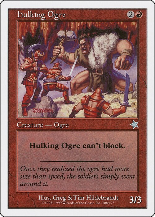 Hulking Ogre Card Front