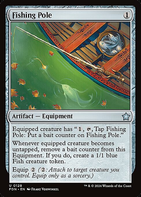 Fishing Pole Card Front