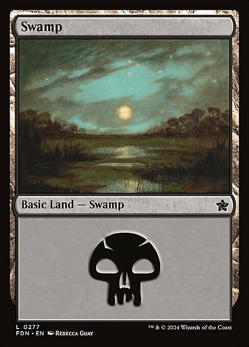 Swamp Card Front