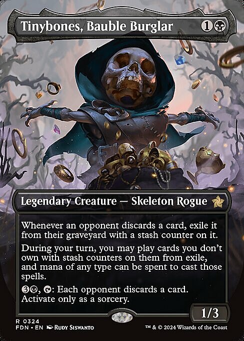 Tinybones, Bauble Burglar Card Front