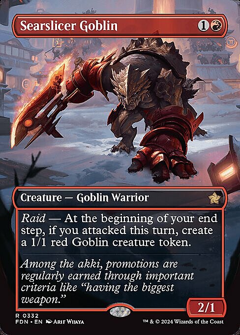 Searslicer Goblin Card Front