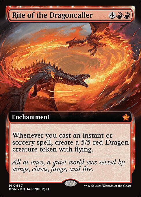 Rite of the Dragoncaller Card Front