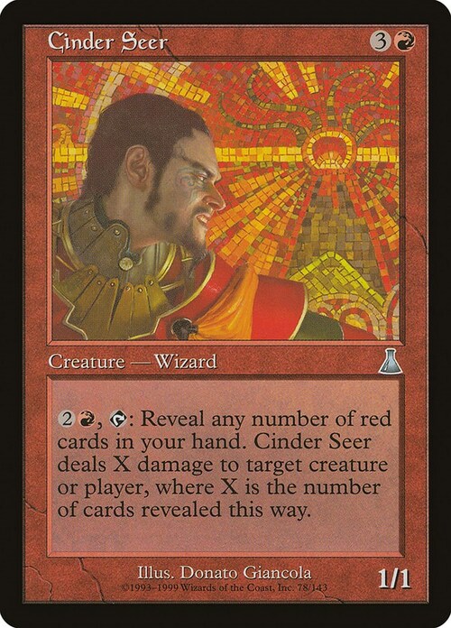 Cinder Seer Card Front